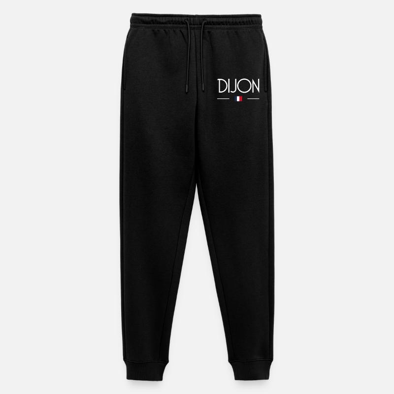 Dijon - Männer Premium Bio Jogginghose - Schwarz