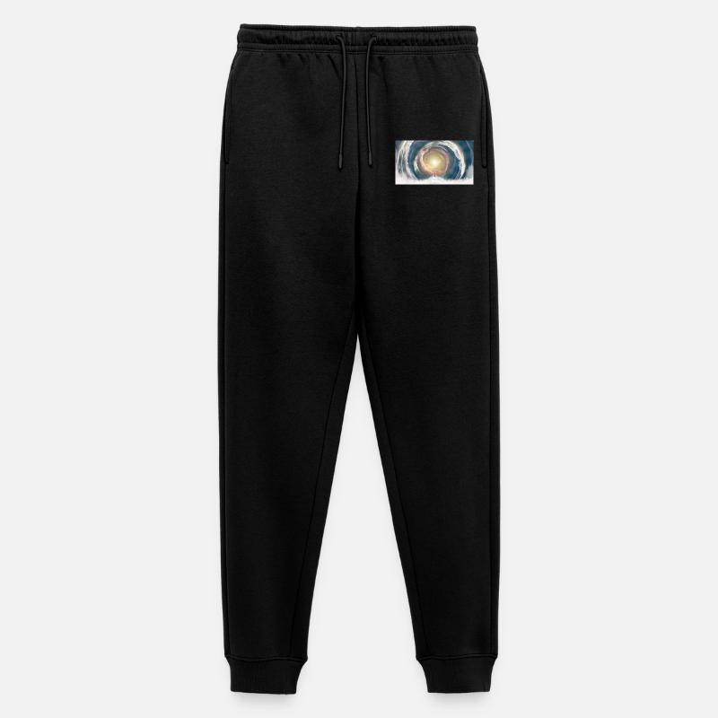 Himmlischer Lichtstrahl - Männer Premium Bio Jogginghose - Schwarz