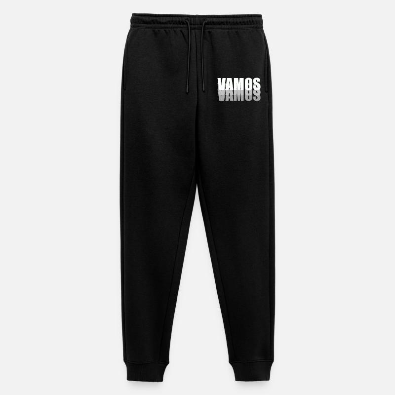 VAMOS - Männer Premium Bio Jogginghose - Schwarz