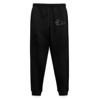 Maus lineart - Männer Premium Bio Jogginghose - Schwarz - Vorne - Thijin (182cm)