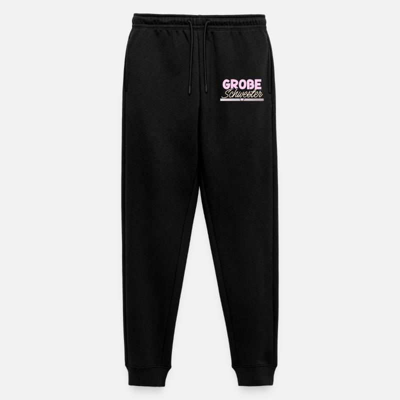 Große Schwester - Männer Premium Bio Jogginghose - Schwarz