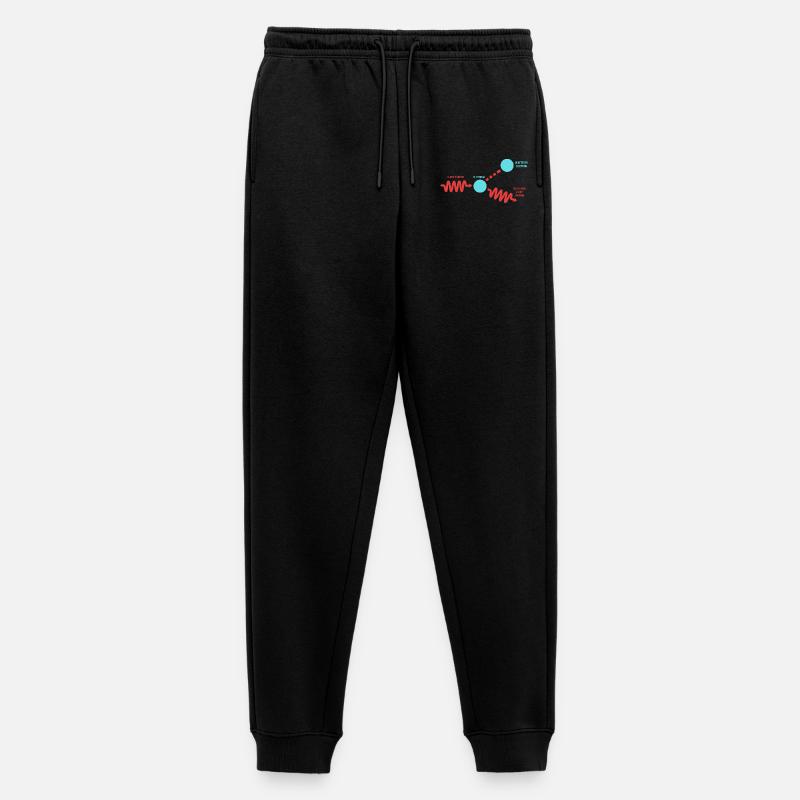 Quantum Physics Quantum Mechanics Quantum Leap - Men's Premium Organic Joggers - black