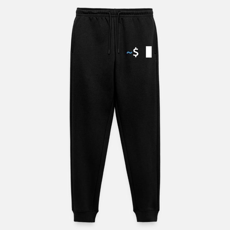 Linux Shell Command - Men's Premium Organic Joggers - black