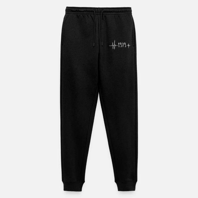 1979 - Männer Premium Bio Jogginghose - Schwarz