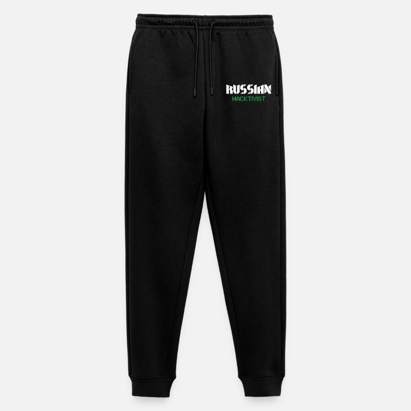 Conception de cybersécurité par hacktiviste russe - Pantalon de jogging Premium bio Homme - noir