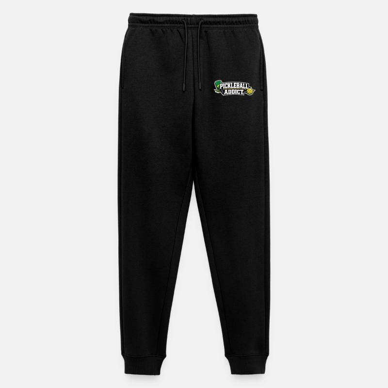 Pickleball Addict Logo - Männer Premium Bio Jogginghose - Schwarz