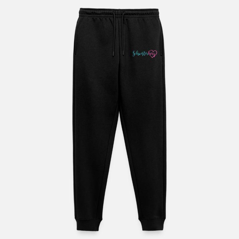 Schwesterherz - Männer Premium Bio Jogginghose - Schwarz