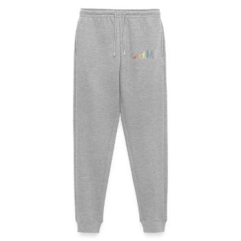 Elektriker Lebenszyklus - Männer Premium Bio Jogginghose - Grau meliert - Vorne - Thijin (182cm)