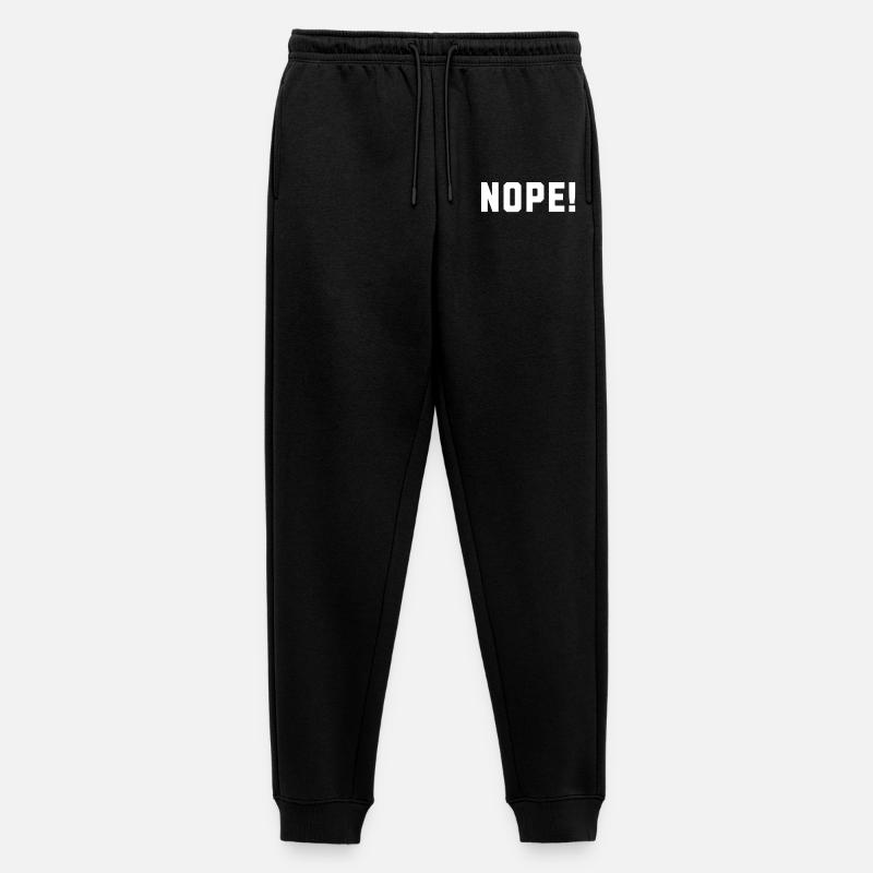 Nope! - Men's Premium Organic Joggers - black