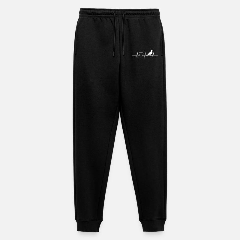 Tauben Taube - Männer Premium Bio Jogginghose - Schwarz