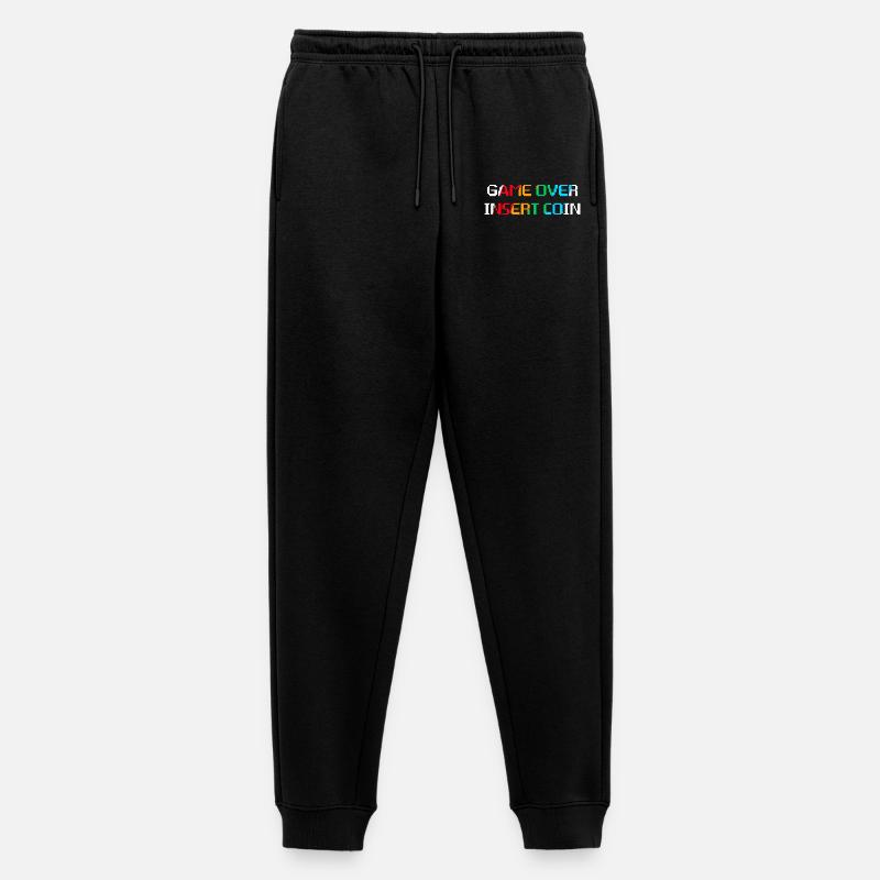 Game Over Münze einwerfen (dunkel) - Männer Premium Bio Jogginghose - Schwarz