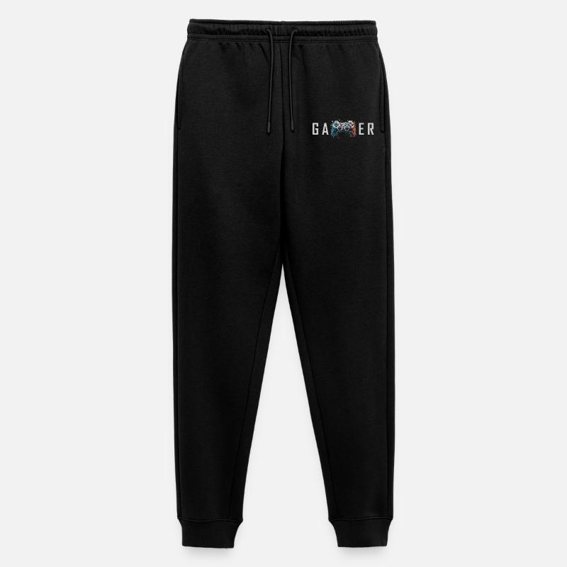 GAMER Power - Controller - Männer Premium Bio Jogginghose - Schwarz