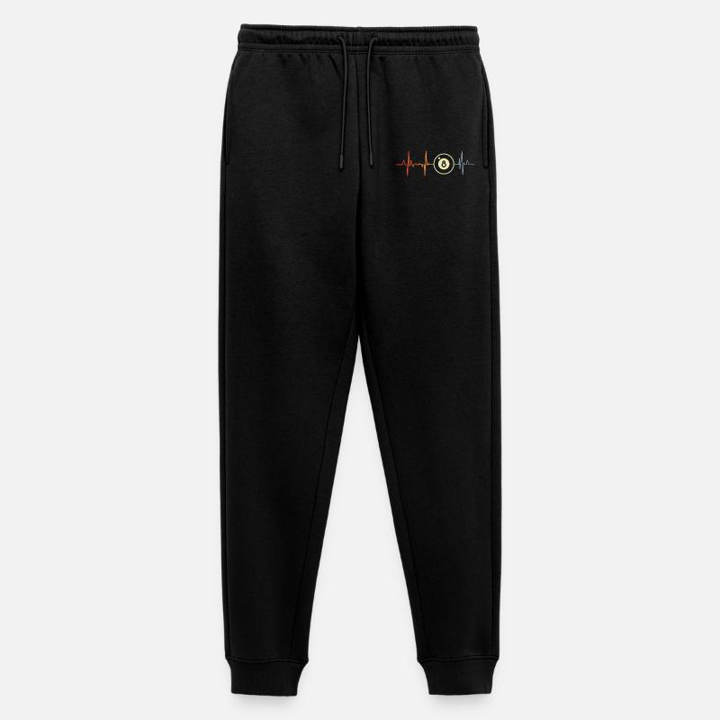 Ich liebe Billard - Männer Premium Bio Jogginghose - Schwarz
