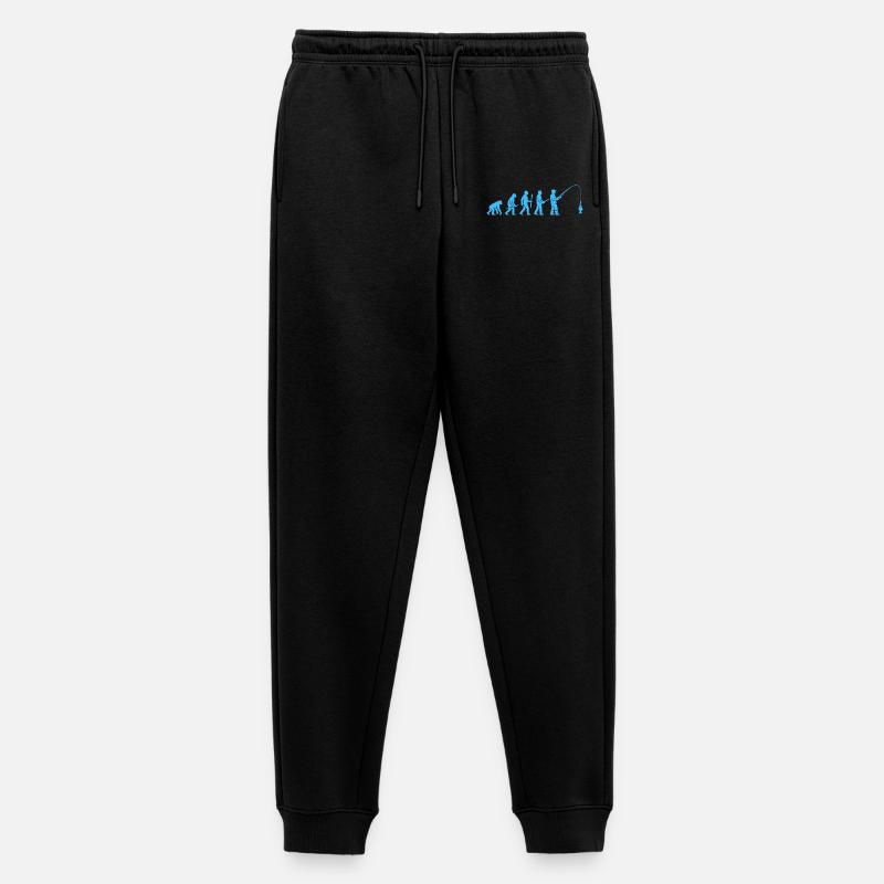 Evolution des Angelfangs - Männer Premium Bio Jogginghose - Schwarz