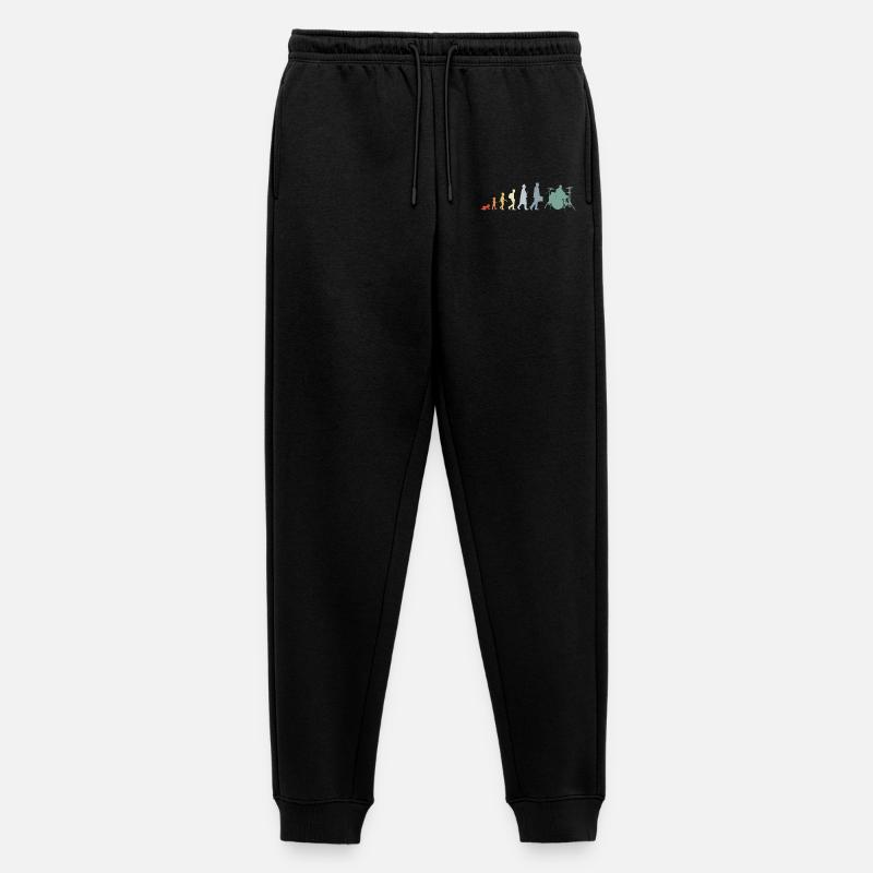 Drummer Evolution - Men's Premium Organic Joggers - black