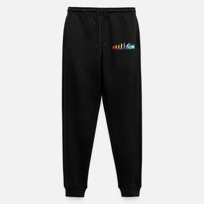 Evolution Mekaniker Humor Mekaniker Garage - Premium økologiske joggingbukser til mænd - sort