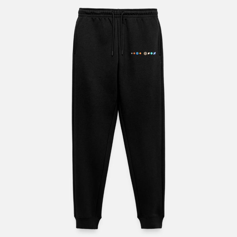 Solar system planets - Men's Premium Organic Joggers - black