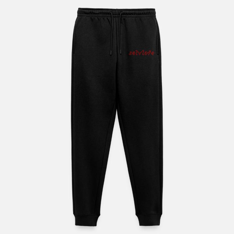 selvlofe - Männer Premium Bio Jogginghose - Schwarz