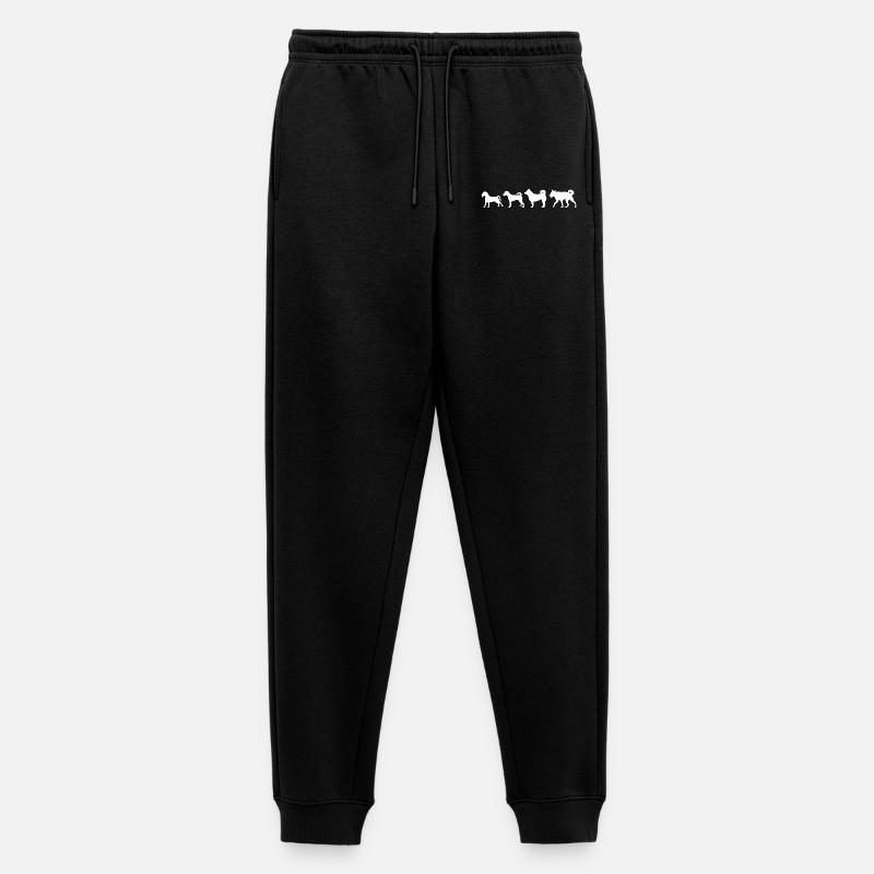 Hund Evolution - Männer Premium Bio Jogginghose - Schwarz