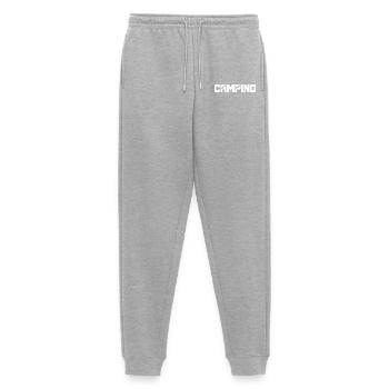 Camping Flip Flops Camper Holiday Outdoor Adventure - Men's Premium Organic Joggers - heather grey - Front - Thijin (182cm)