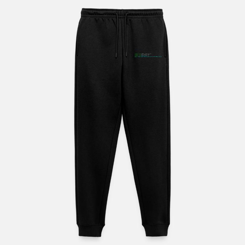 Linux-Terminal - Männer Premium Bio Jogginghose - Schwarz
