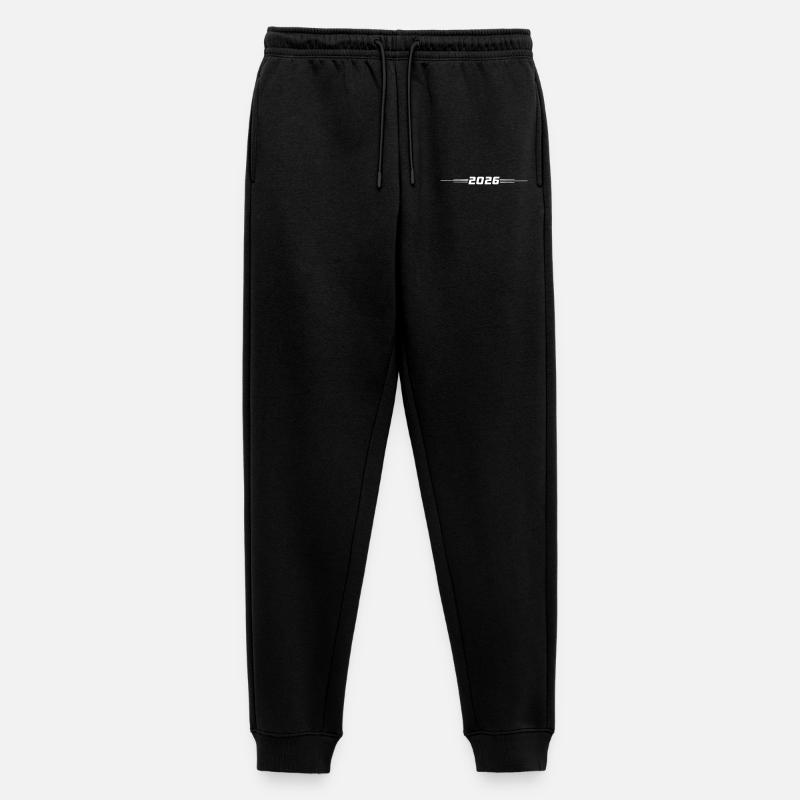 2026 - Männer Premium Bio Jogginghose - Schwarz