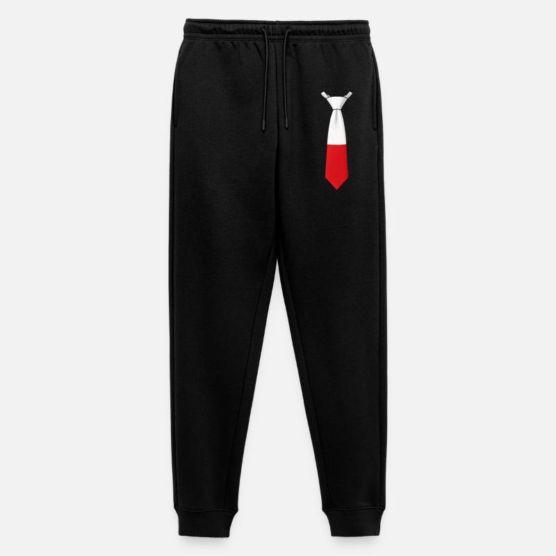 Cravate Pologne – Conception du drapeau - Pantalon de jogging Premium bio Homme - noir