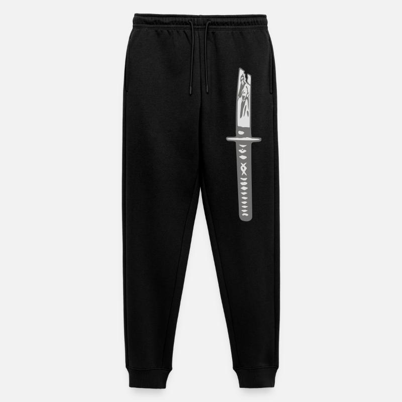 Katana Klinge - Männer Premium Bio Jogginghose - Schwarz