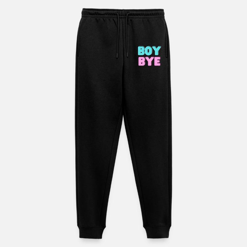 boy bye - Männer Premium Bio Jogginghose - Schwarz