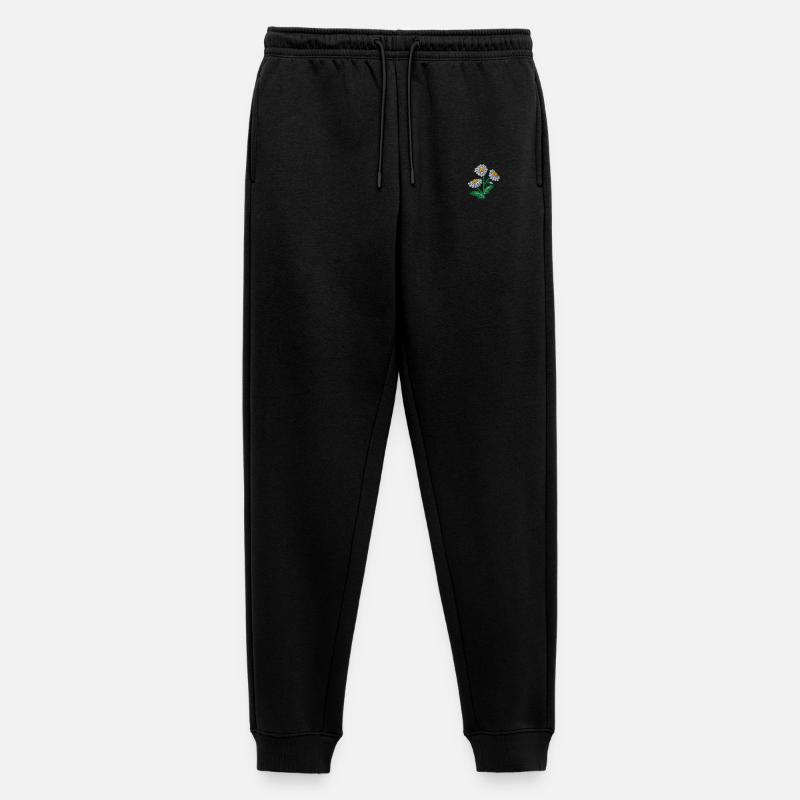 Gänseblümchen - Männer Premium Bio Jogginghose - Schwarz