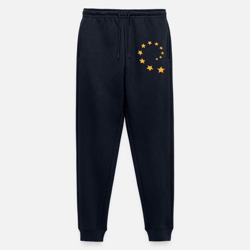 Sternenkreis deformiert 2 - Männer Premium Bio Jogginghose - Navy