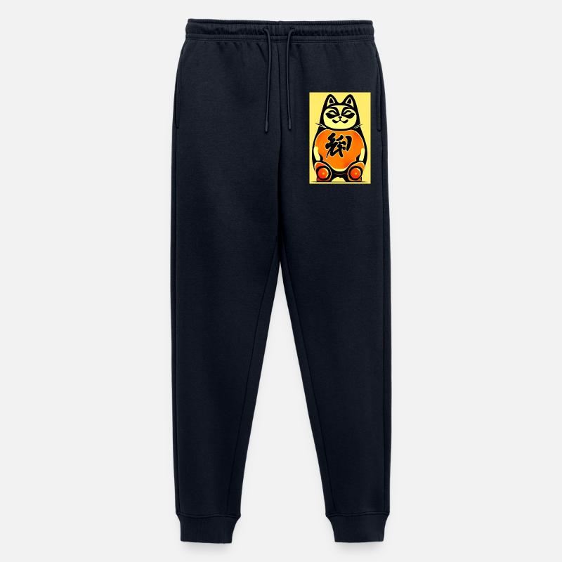 Maneki neko 4 - Männer Premium Bio Jogginghose - Navy