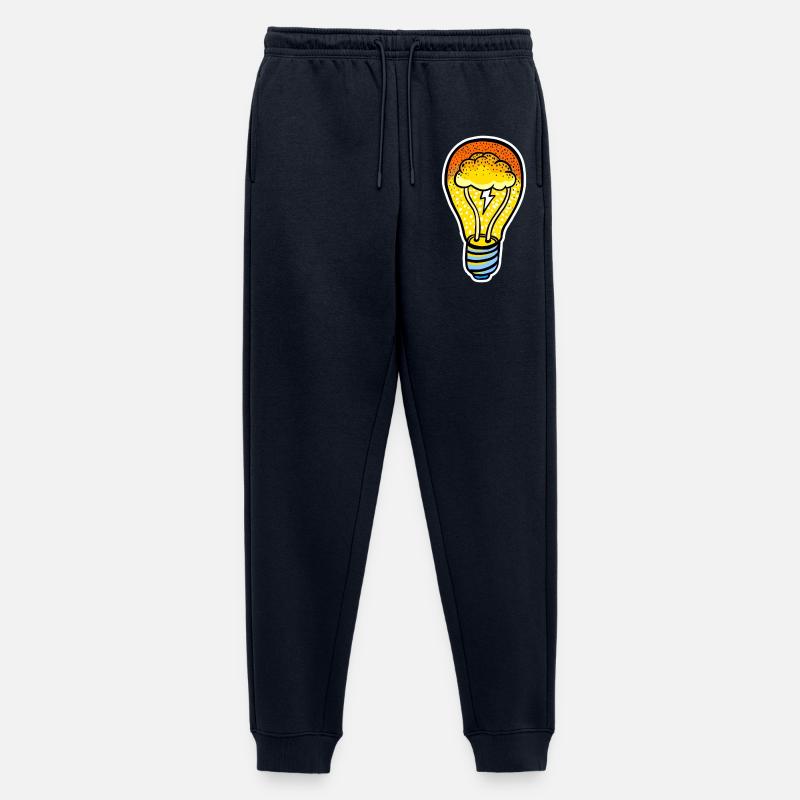 Eco Cloud Glühbirne - Männer Premium Bio Jogginghose - Navy