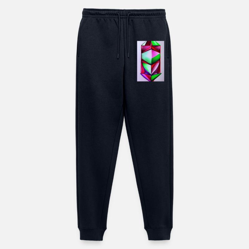 Edelstein Muster - Männer Premium Bio Jogginghose - Navy