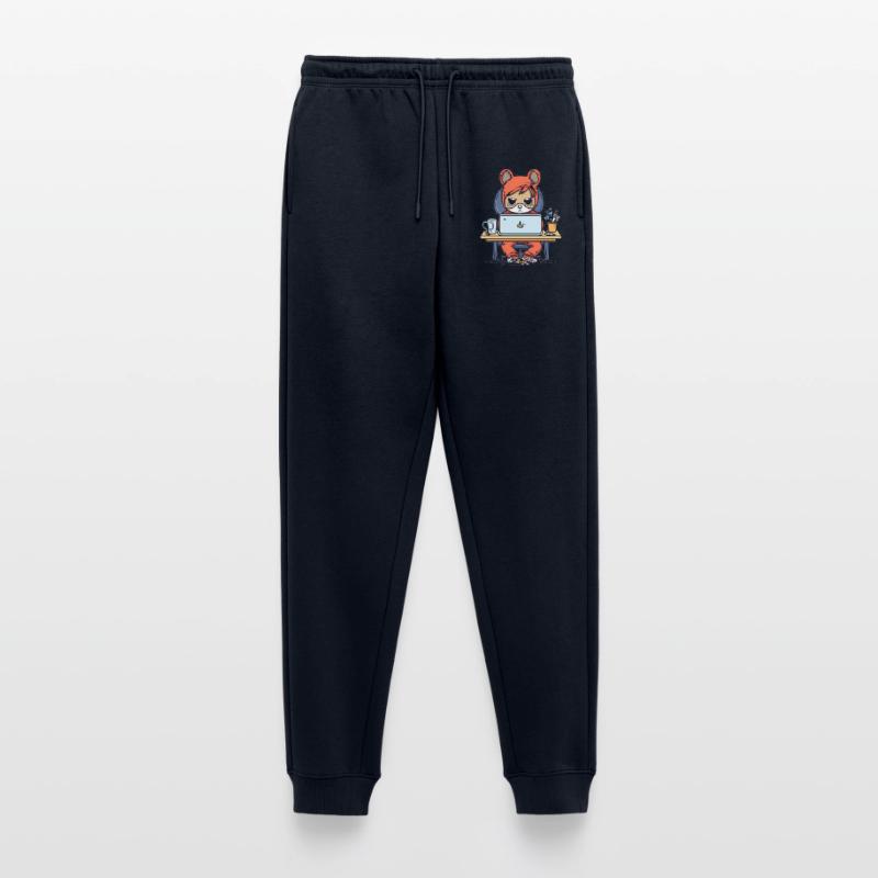 Grumpy Coder in Hoodie Men's Premium Organic Joggers