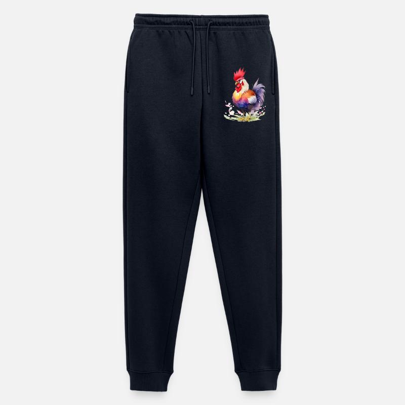 Stolzer Hahn - Männer Premium Bio Jogginghose - Navy