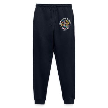 Hurra die Schule brennt - Männer Premium Bio Jogginghose - Navy - Vorne - Thijin (182cm)