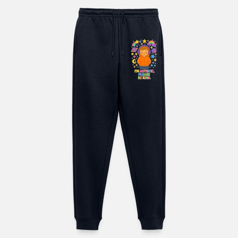 I'm Autistic, Please Be Kind - Männer Premium Bio Jogginghose - Navy