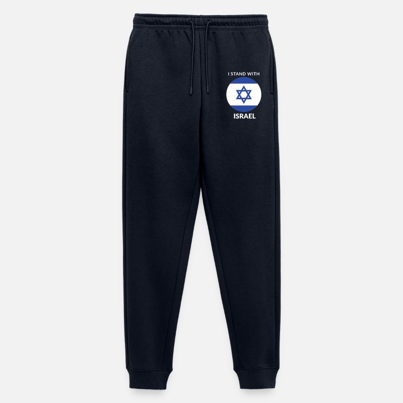I STAND WITH ISRAEL - Männer Premium Bio Jogginghose - Navy