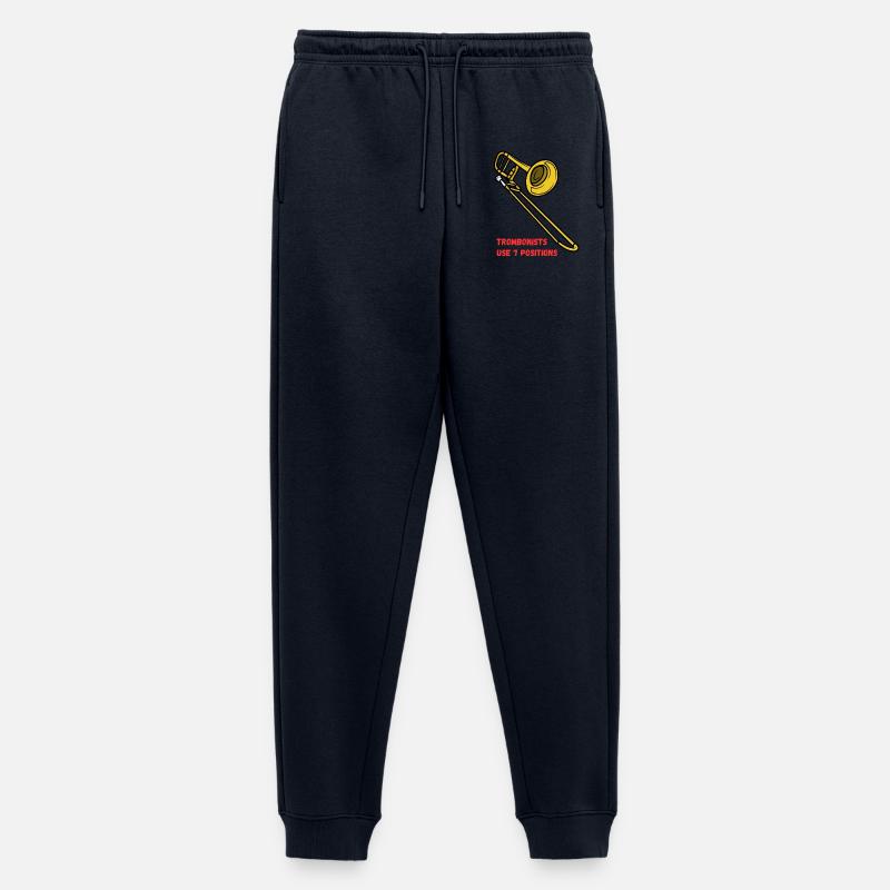 Trombonists_use_7_positions - Männer Premium Bio Jogginghose - Navy