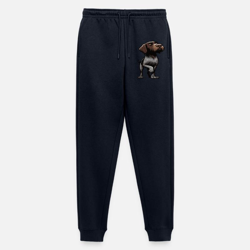 Deutsch Drahthaar Deutsch-Drahthaar Besitzer - Männer Premium Bio Jogginghose - Navy