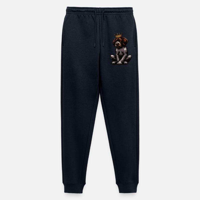 Deutsch Drahthaar Deutsch-Drahthaar Besitzer - Männer Premium Bio Jogginghose - Navy