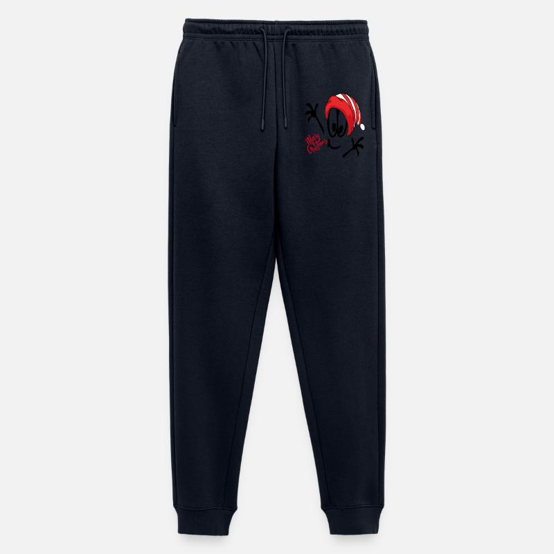 Weihnachtsmann Merry Christmas Comic - Männer Premium Bio Jogginghose - Navy