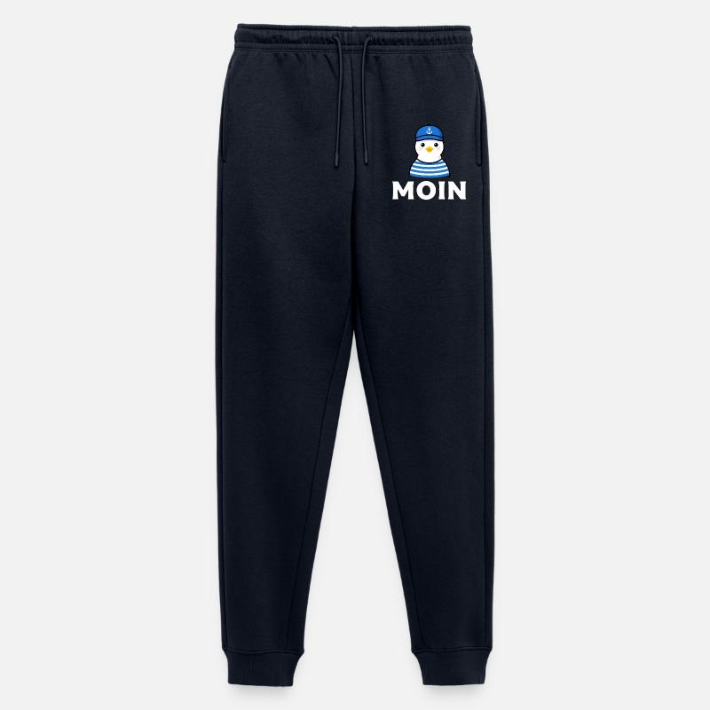 Moin Möwe im Sailor-Stil - Männer Premium Bio Jogginghose - Navy