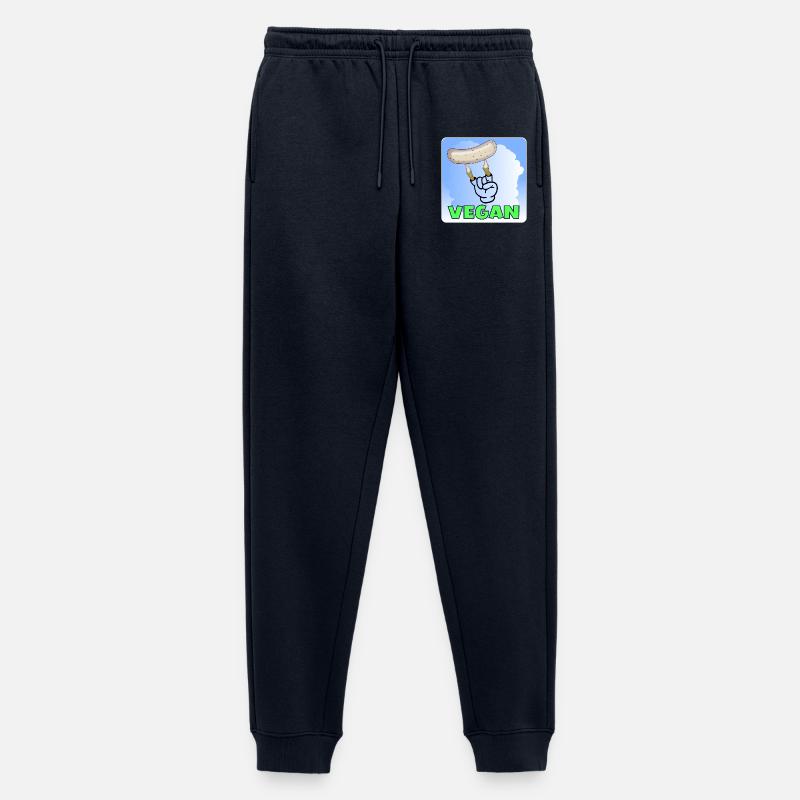 VEGANE WURST - ESSEN ZOMBIE - Männer Premium Bio Jogginghose - Navy