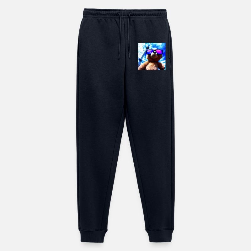 Teddy in Berlin III - Männer Premium Bio Jogginghose - Navy