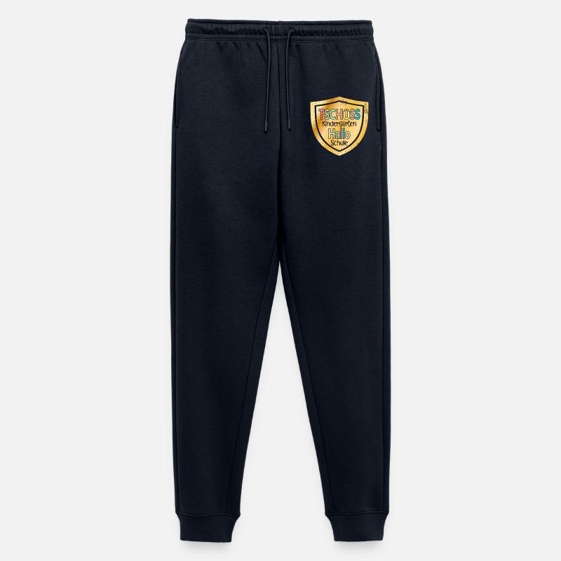 TSCHÜSS KINDERGARTEN - HALLO SCHULE - Männer Premium Bio Jogginghose - Navy