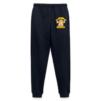 Zwei Bier oder nicht zwei Bier – Shakesbeer – Capybara - Männer Premium Bio Jogginghose - Navy - Vorne - Thijin (182cm)