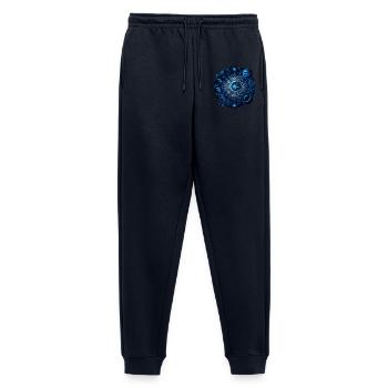 Weltraum Planeten Galaxien Sterne Monde - Männer Premium Bio Jogginghose - Navy - Vorne - Thijin (182cm)