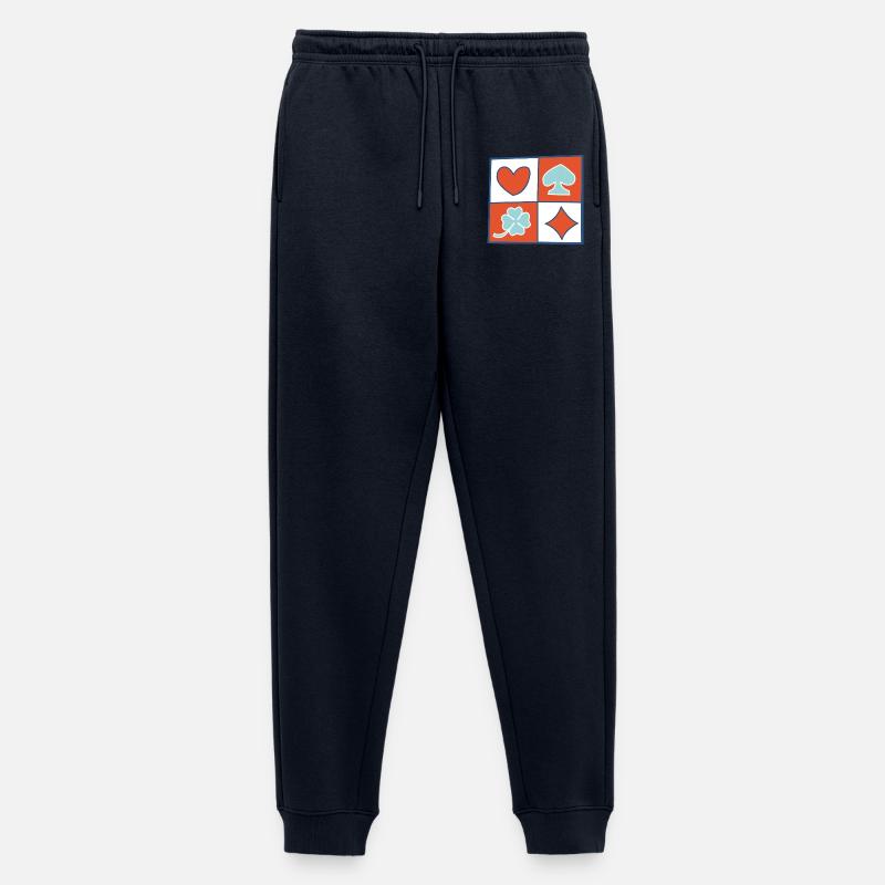Checkerboard 2 von helfspawn - Männer Premium Bio Jogginghose - Navy